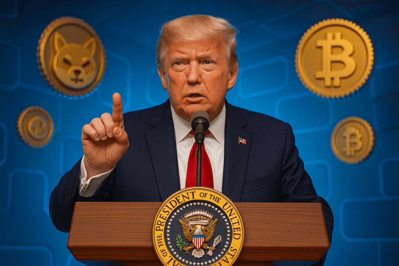 Trump’s Use of Presidential Seal at Memecoin Event Sparks Legal Controversy
