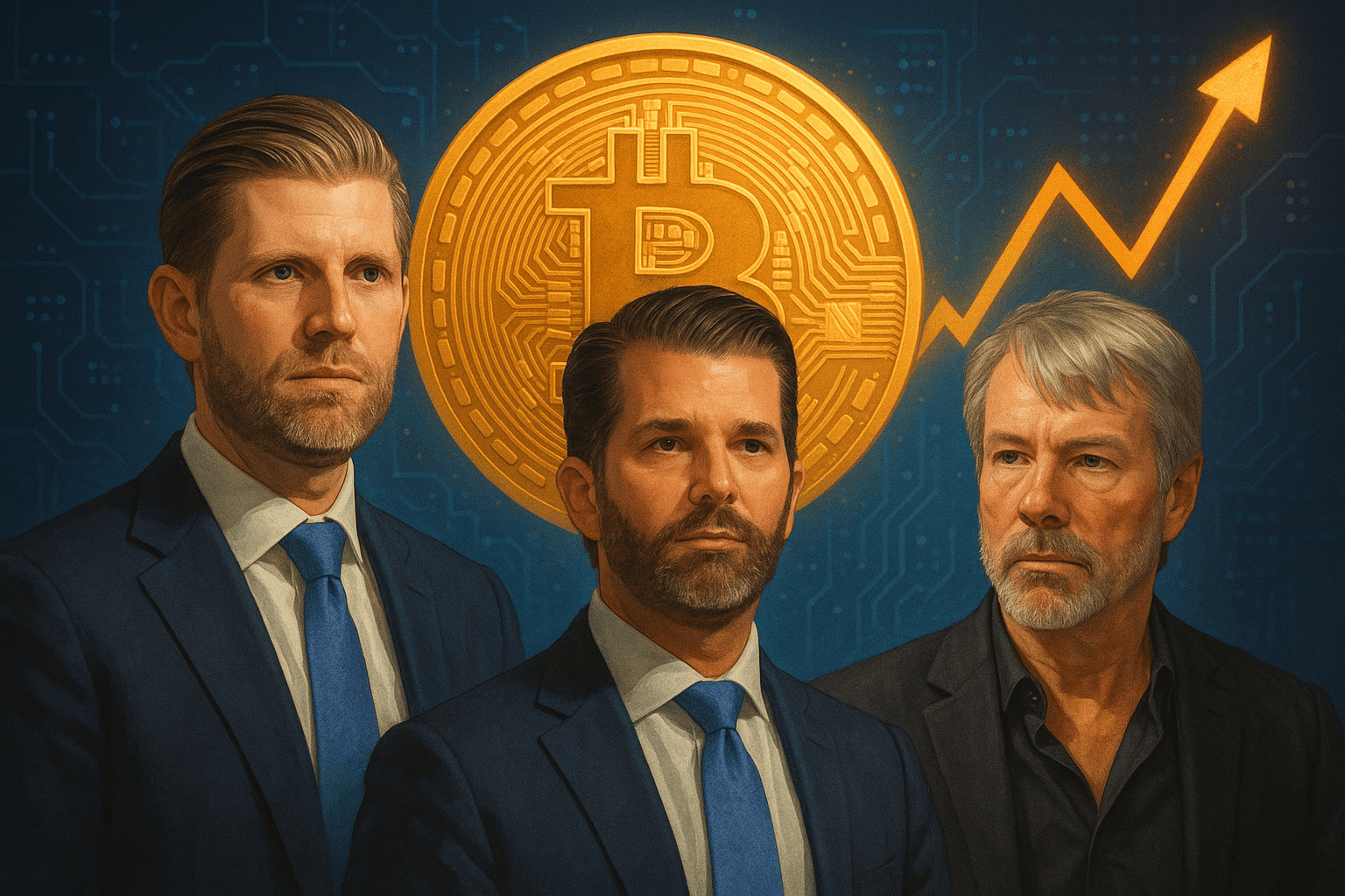 Eric and Don Jr. Trump Predict Bitcoin to Surpass $170K, Credit Michael Saylor for Crypto Push