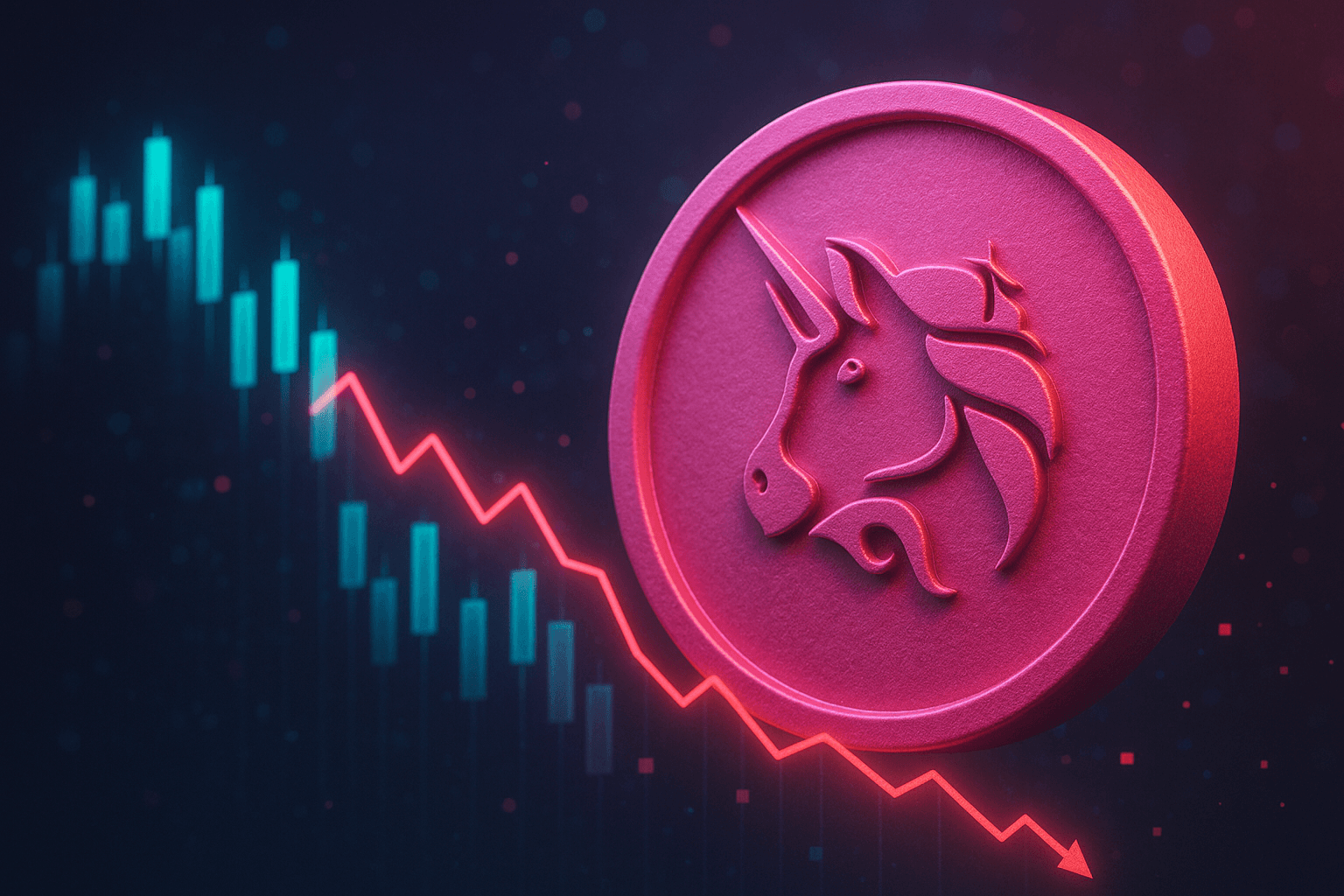 Uniswap’s UNI Drops 8% Despite Optimism Around v4 Upgrade