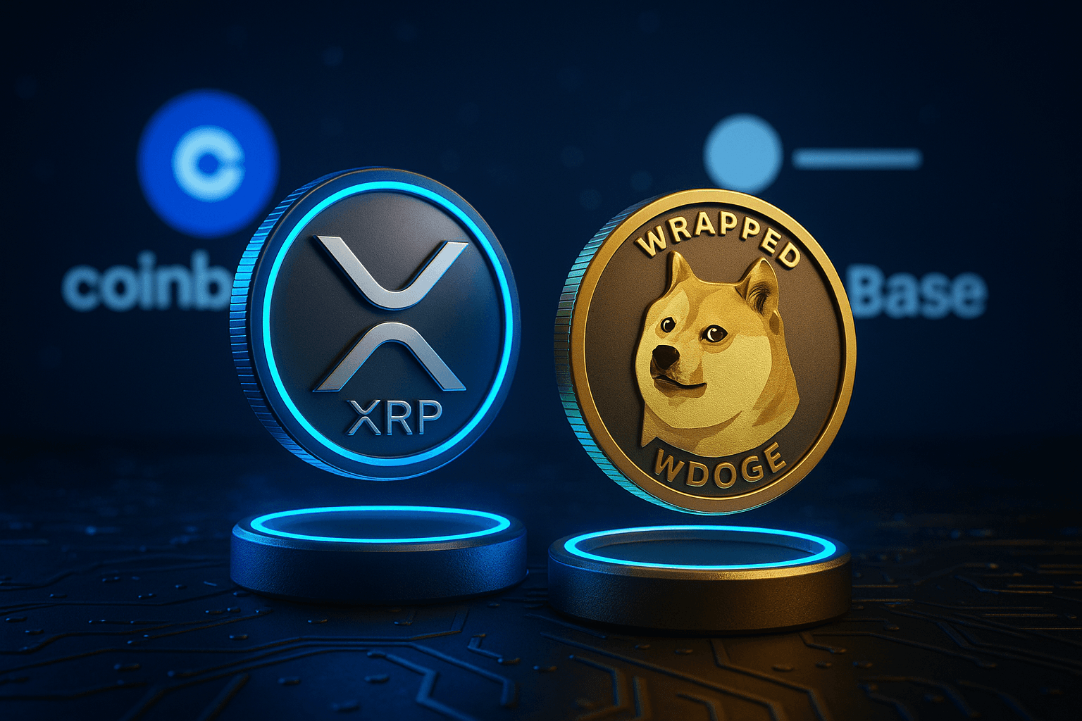 Coinbase Launches Wrapped XRP and DOGE Tokens on Base Layer 2 Network