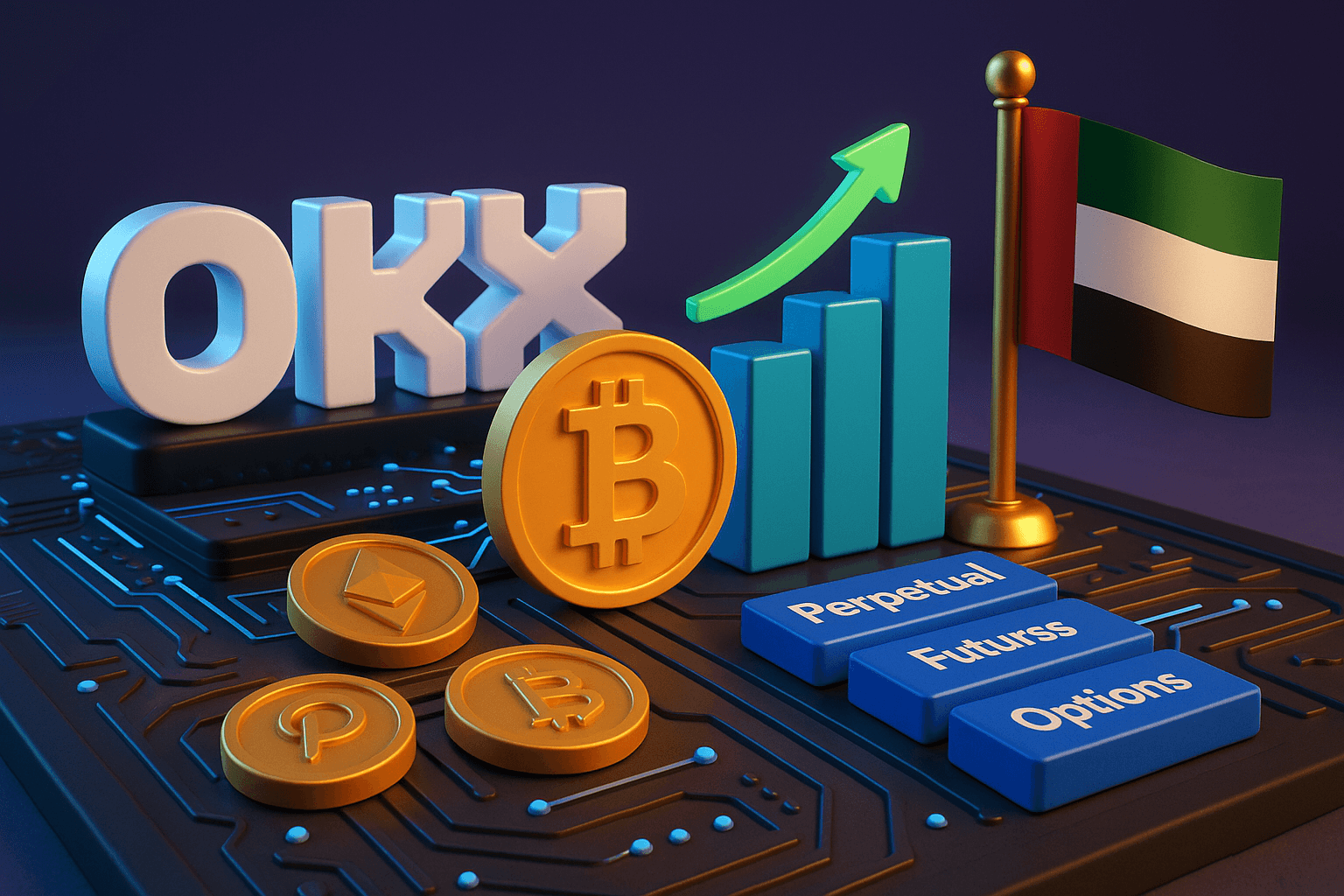 OKX Launches Regulated Crypto Derivatives for Retail Traders in UAE