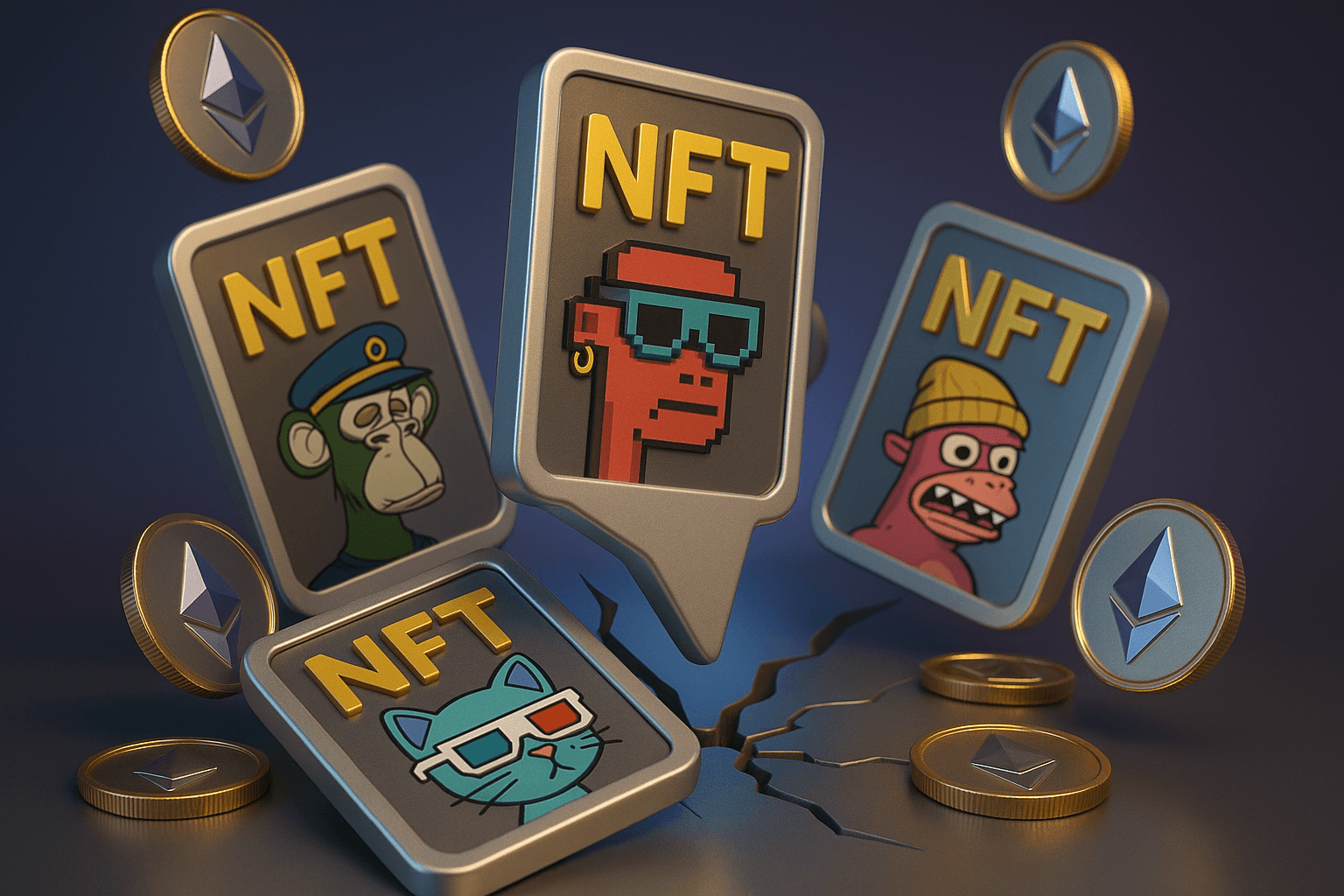 NFT Market Records Lowest Weekly Sales Since Mid-June