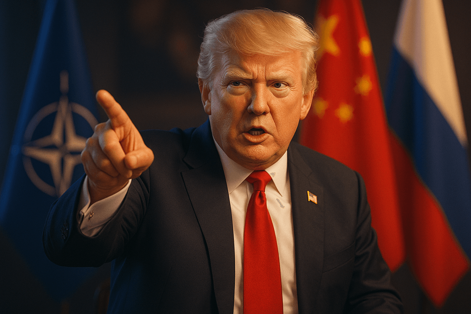 Trump Pushes NATO to Impose 100% Tariffs on China to Pressure Russia