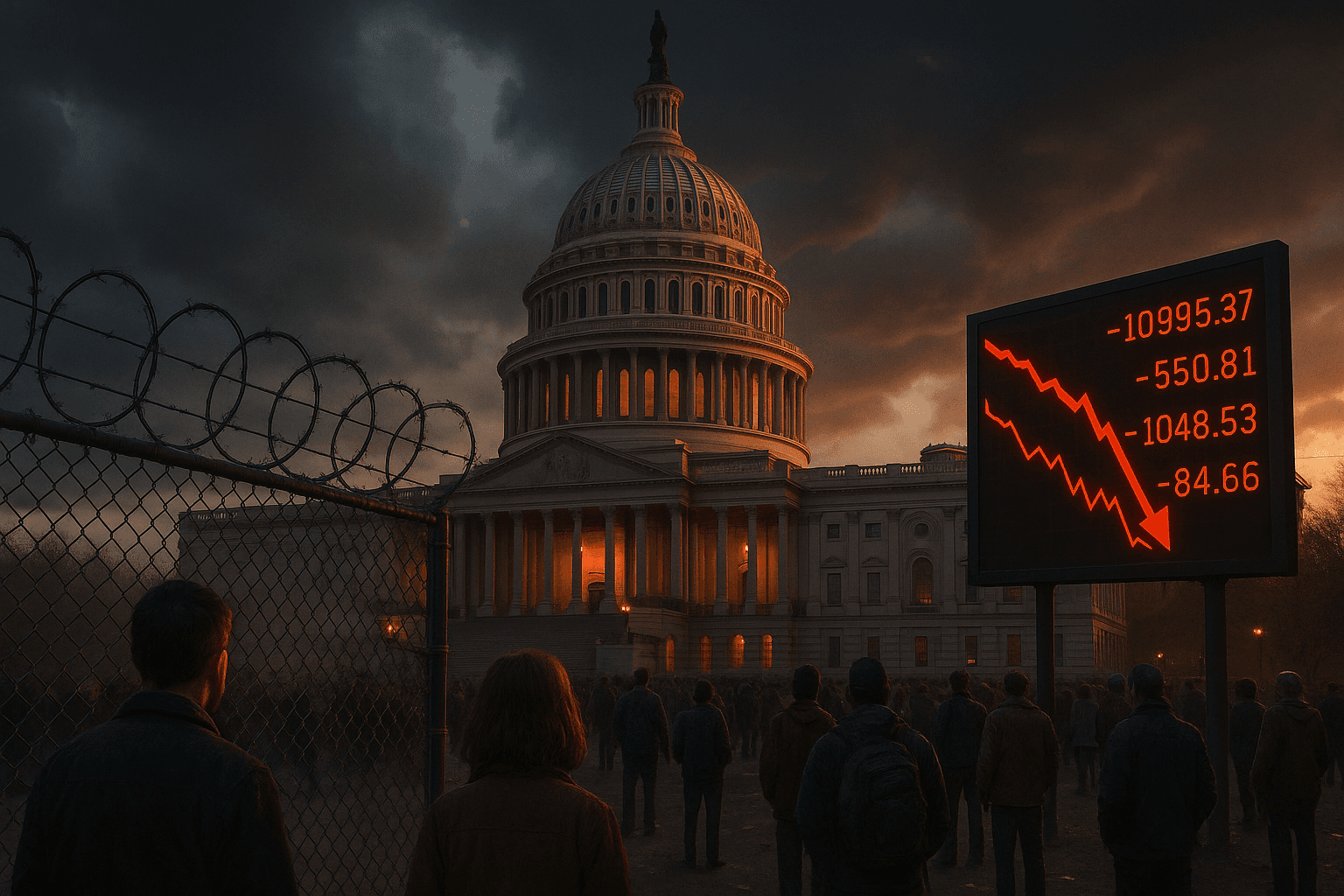 US Government Shutdown Begins: Markets React and Americans Brace for Impact