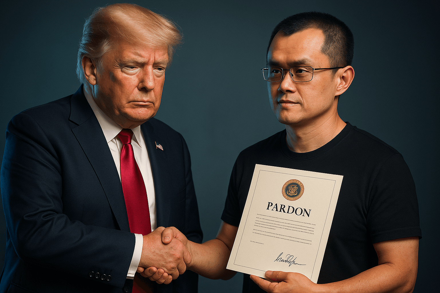 President Trump Pardons Binance Founder Changpeng Zhao