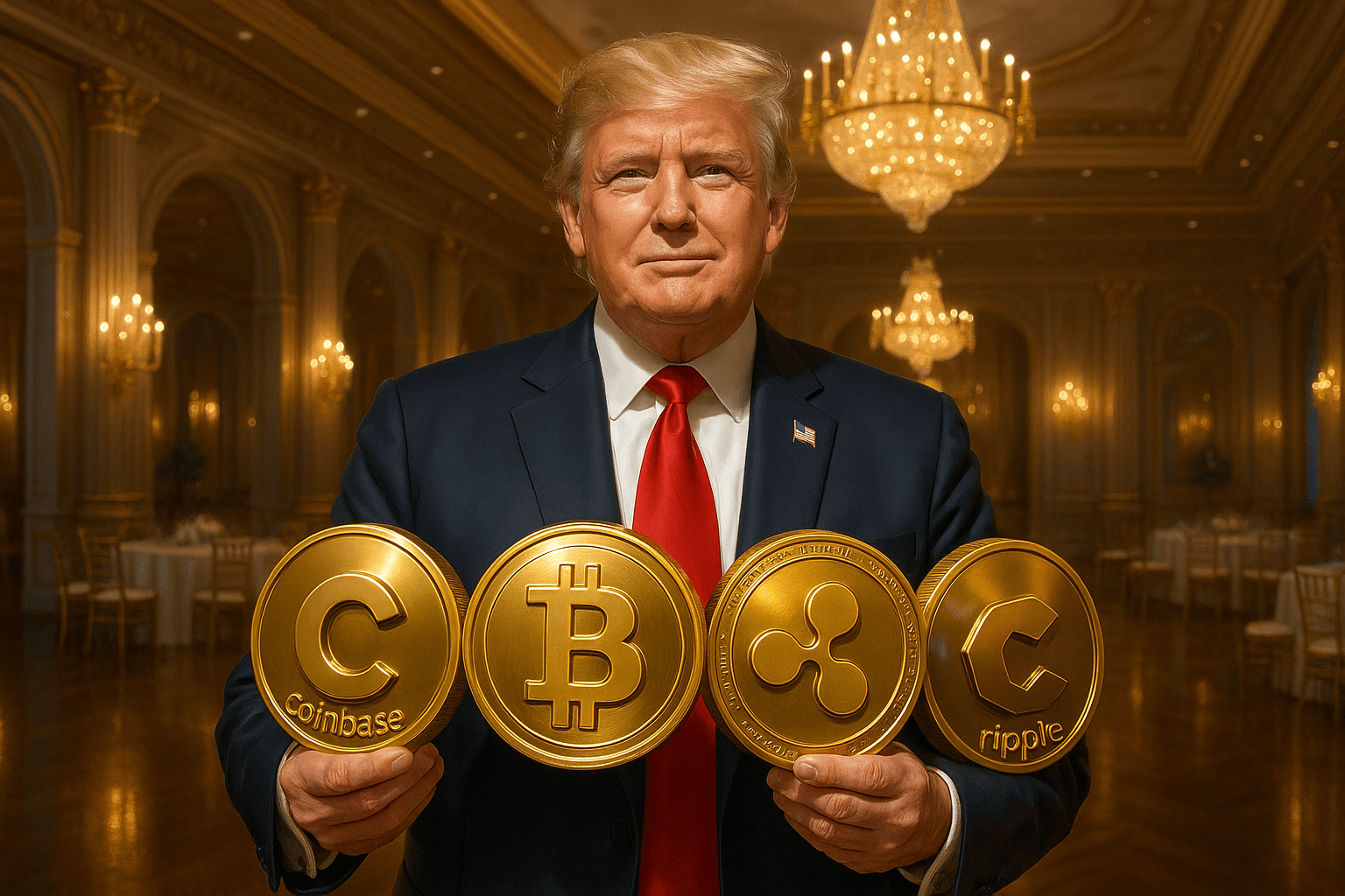Crypto Giants Fund Trump’s New White House Ballroom Amid Growing Industry Influence