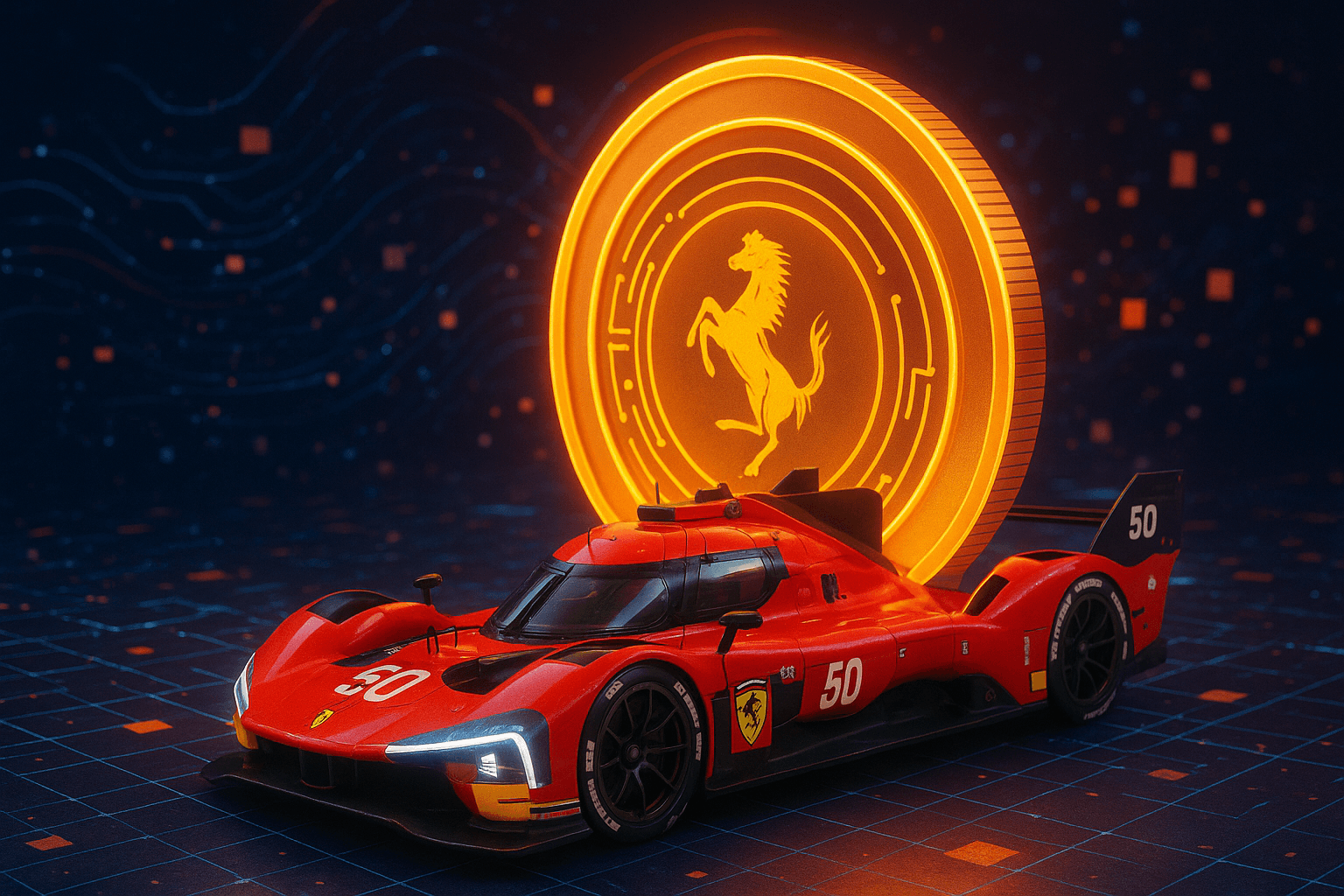 Ferrari to Launch Exclusive Digital Token for Bidding on Its Le Mans-Winning 499P