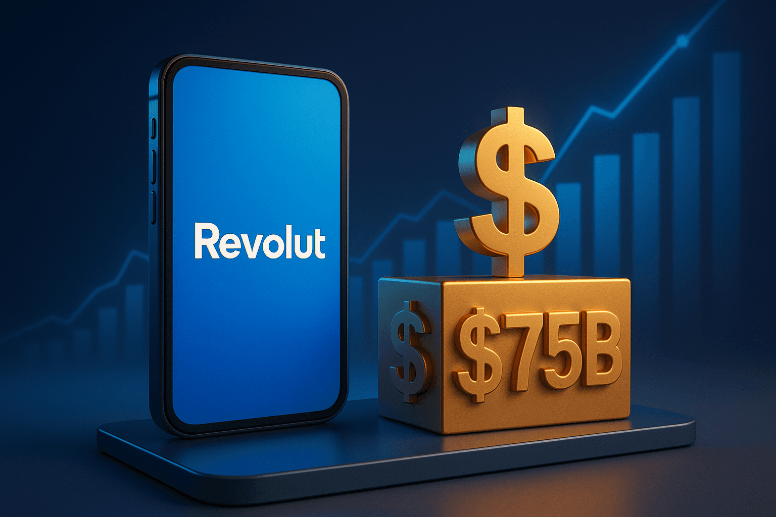 Revolut Surges to $75B Valuation as Share Sale Caps Year of Global Expansion