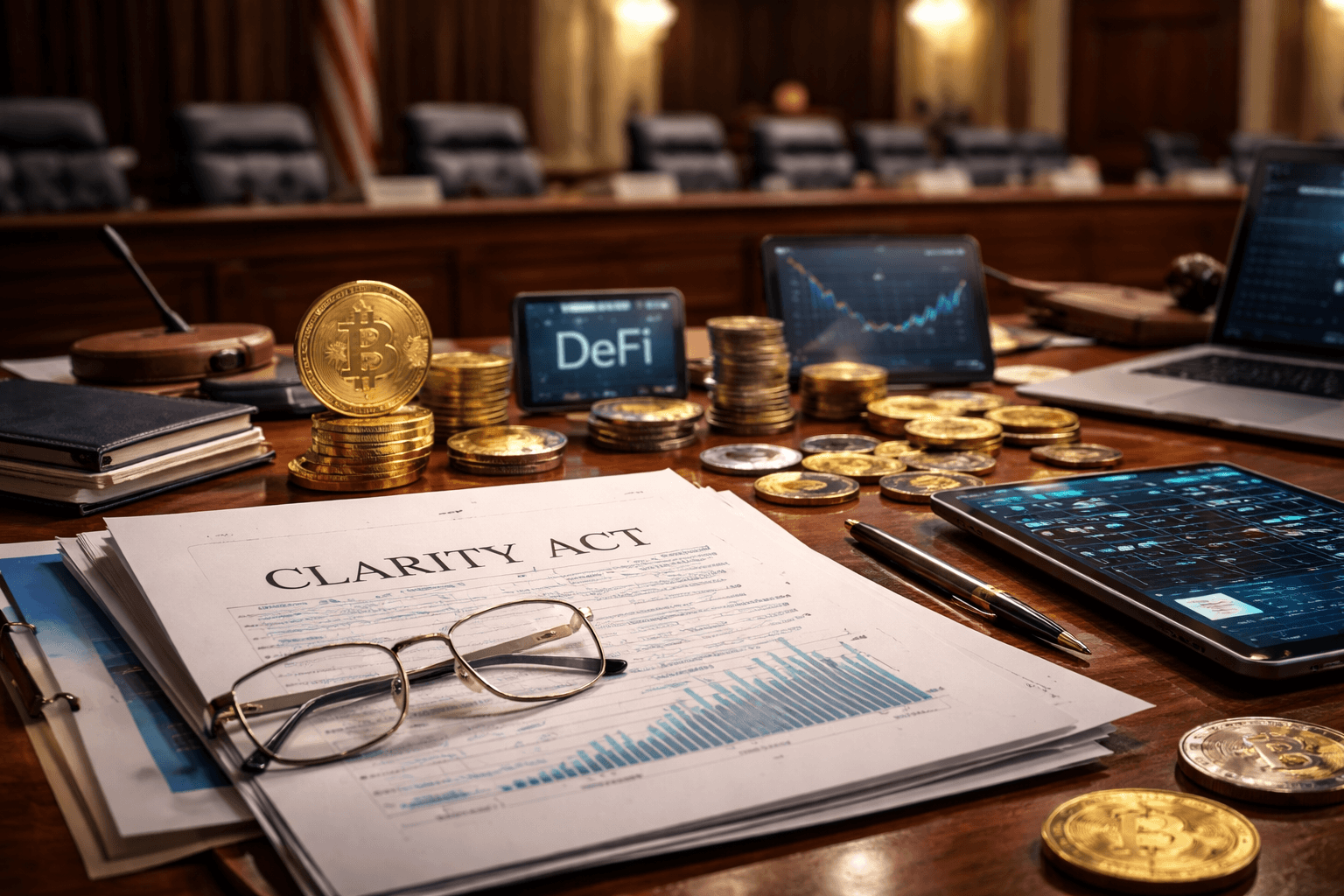 DeFi Industry Raises Alarm as CLARITY Act Markup Faces Indefinite Delay