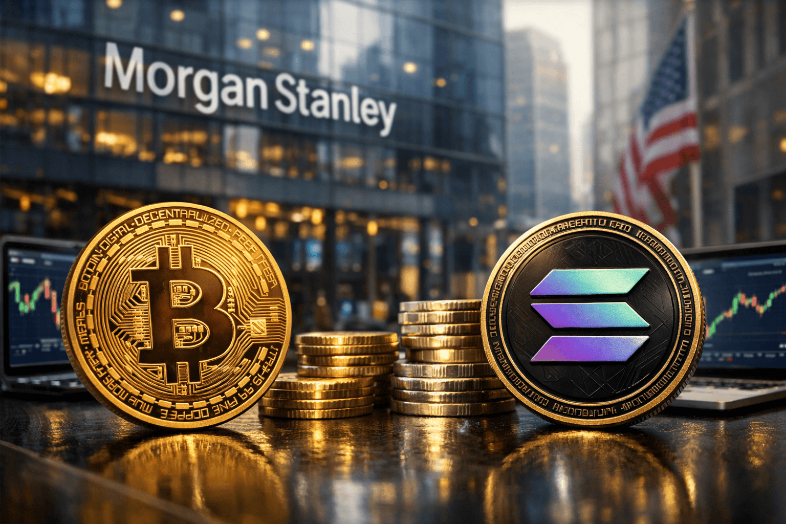 Morgan Stanley Files for Spot Bitcoin and Solana ETFs Amid Growing Crypto ETF Market