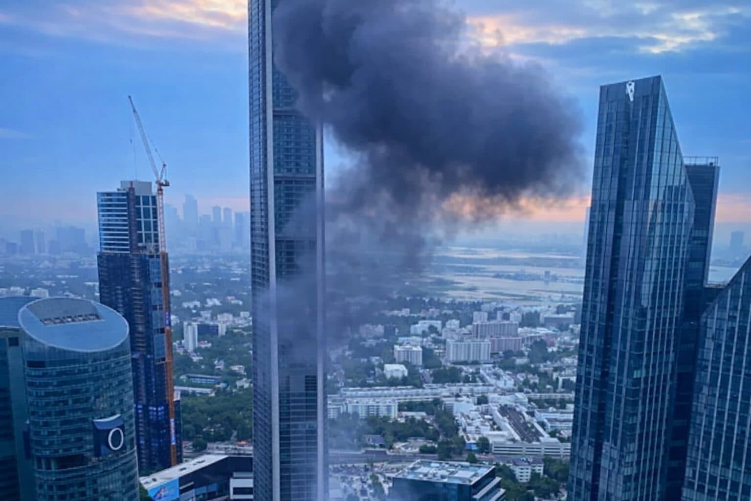 Drone Debris Damages Building Near Dubai Financial Centre Amid Ongoing Conflict