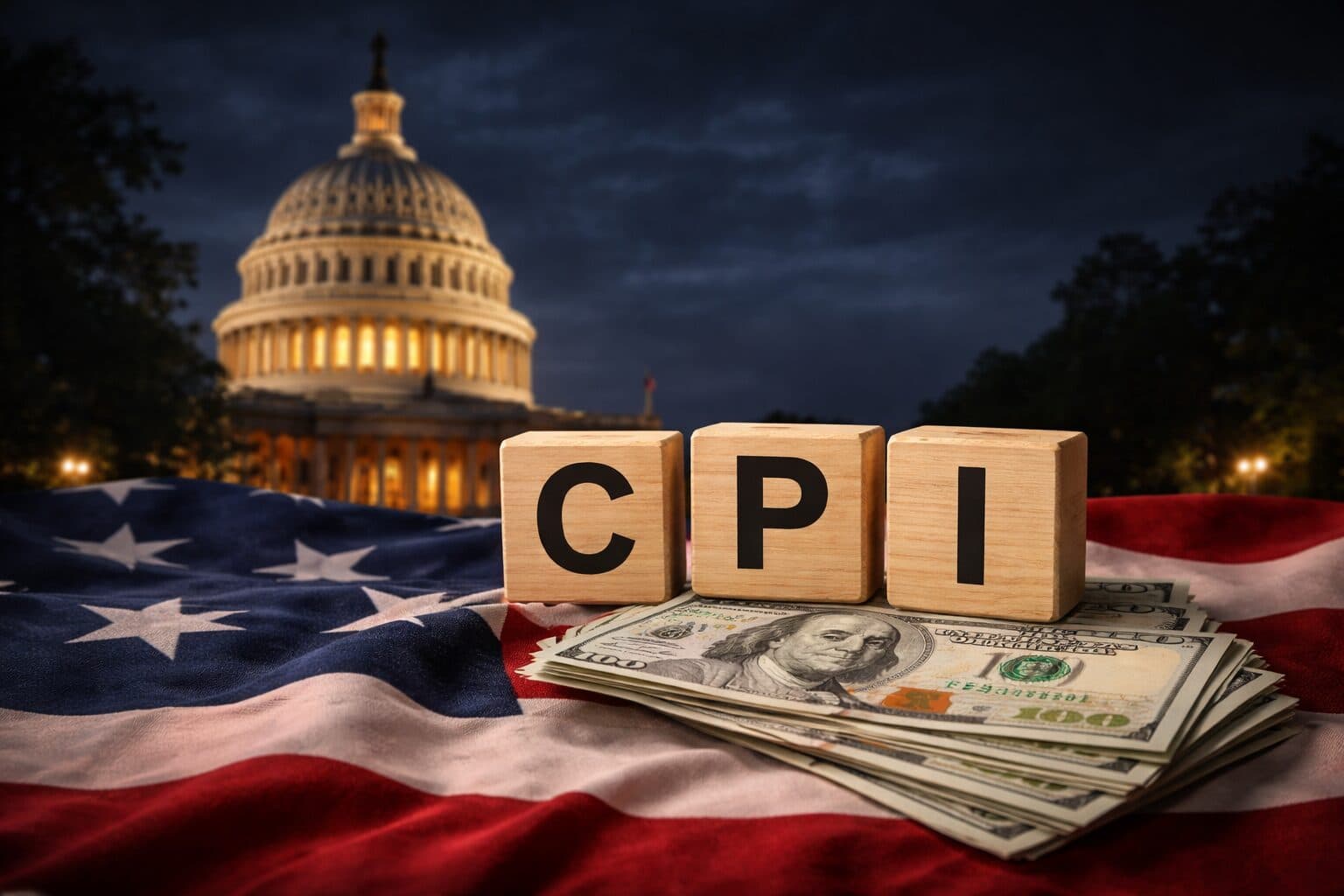 Stable US CPI inflation Report Keeps Dollar Steady and Gold Supported