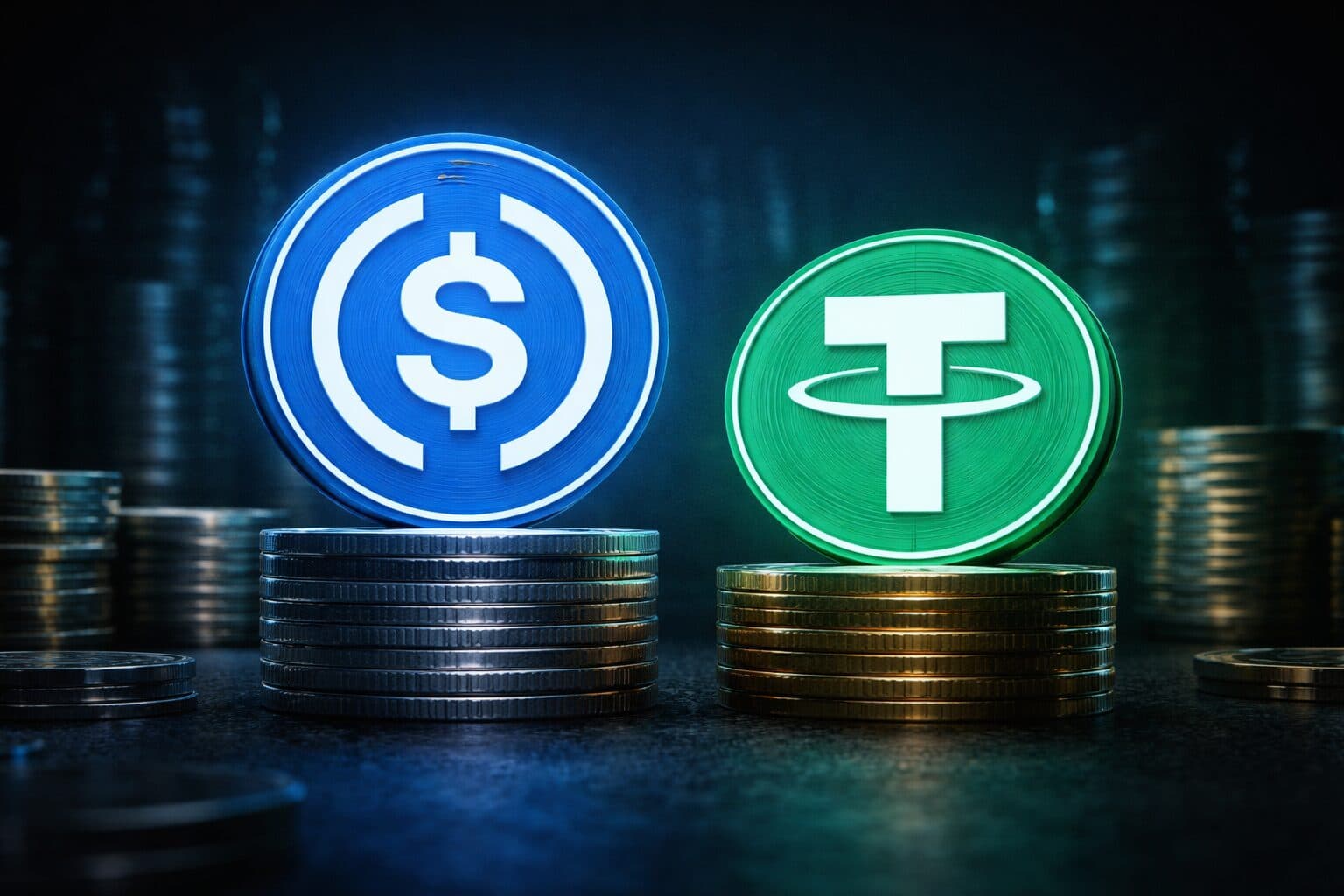 USDC Surpasses Tether in Monthly Stablecoin Transaction Volume