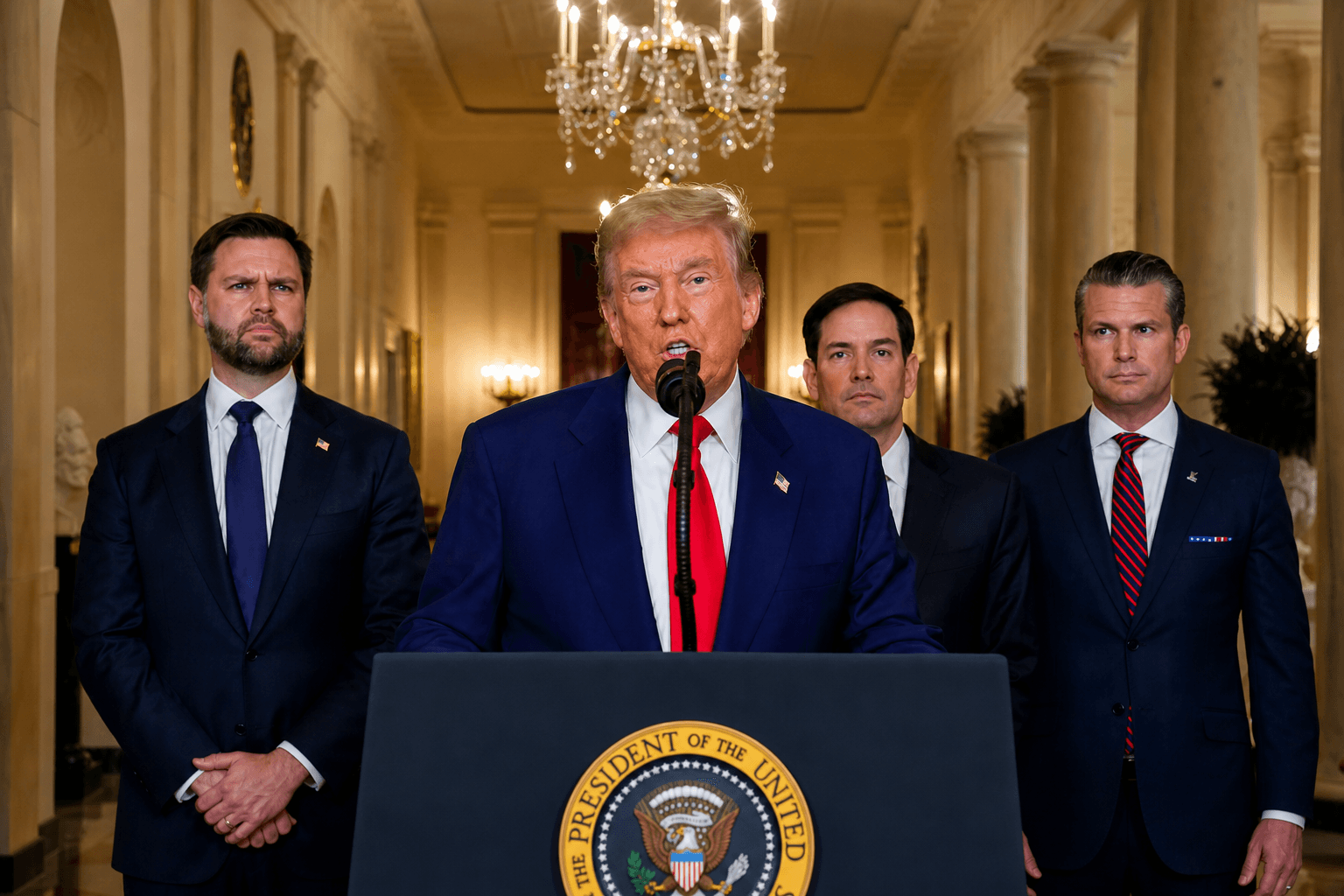 Trump Warns Iran Will Face Destruction if US Ships Targeted as Strait of Hormuz Crisis Escalates