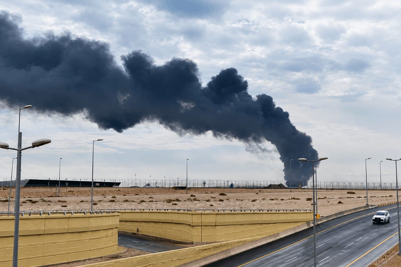 Iranian Drone and Missile Strike on Kuwait Airport Kills One, Damages Terminal