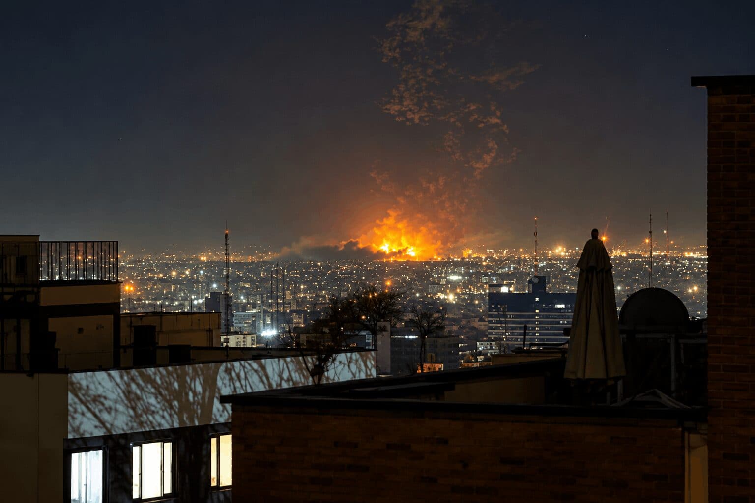 Israel Strikes Beirut as Iran Launches Missiles, Raising Fears of Wider Middle East Conflict