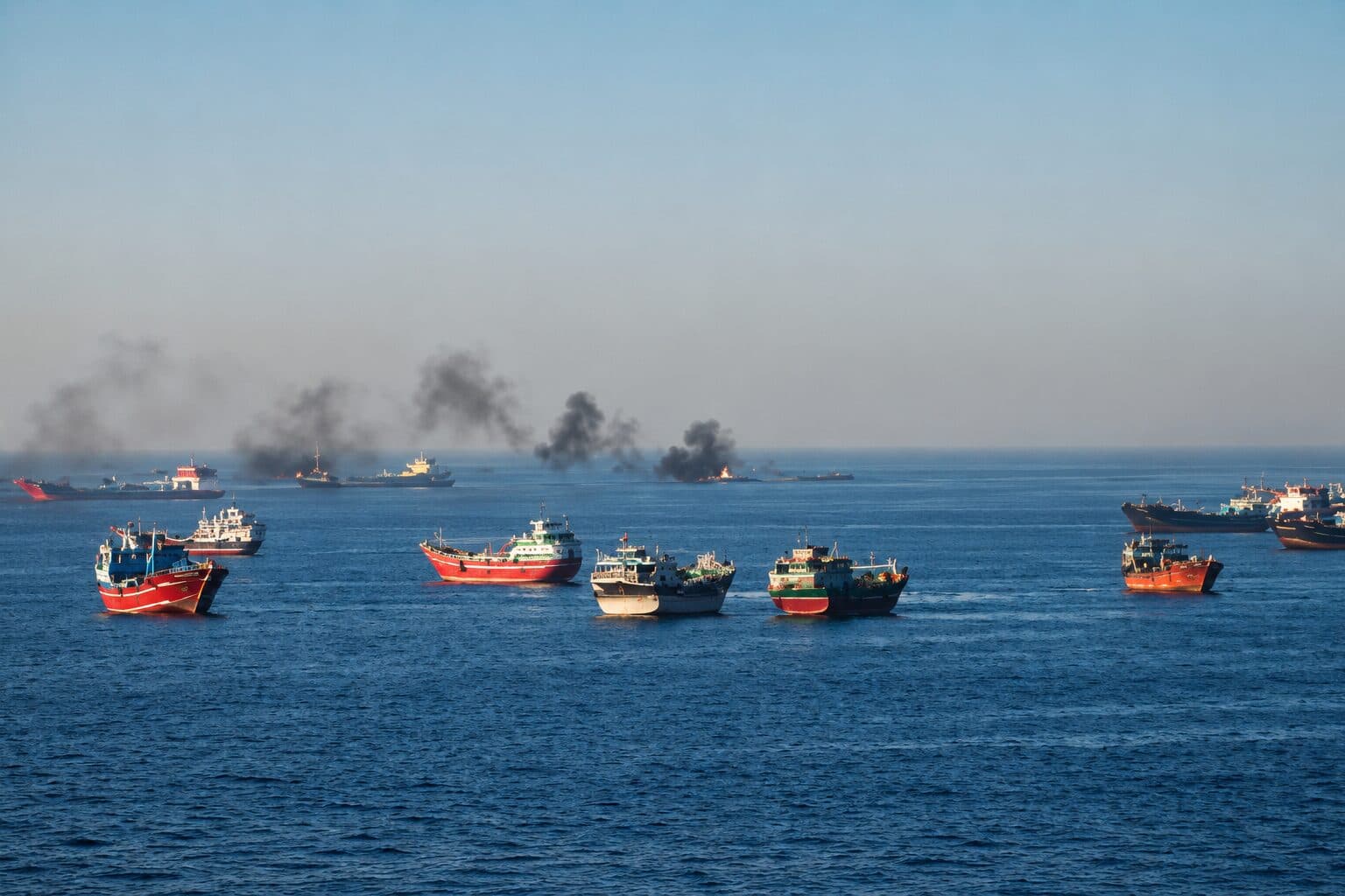 US Strikes Iran After Cargo Ship Attack In Hormuz