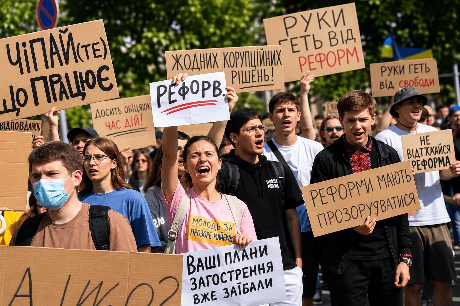 Dismissal of Ukraine’s Defence Minister Triggers Rare Public Protests
