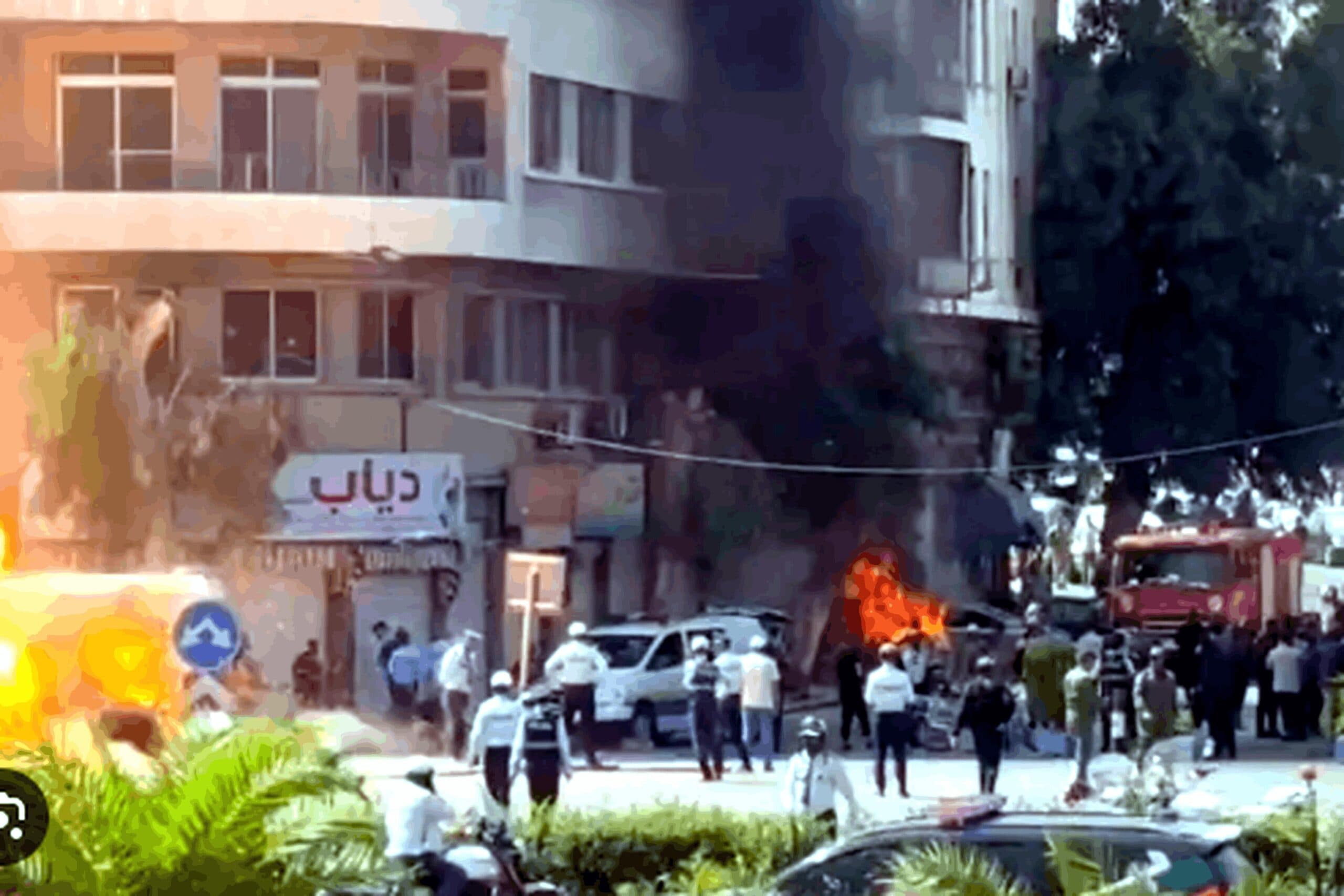 Explosions Rock Damascus During Macron’s Historic Syria Visit