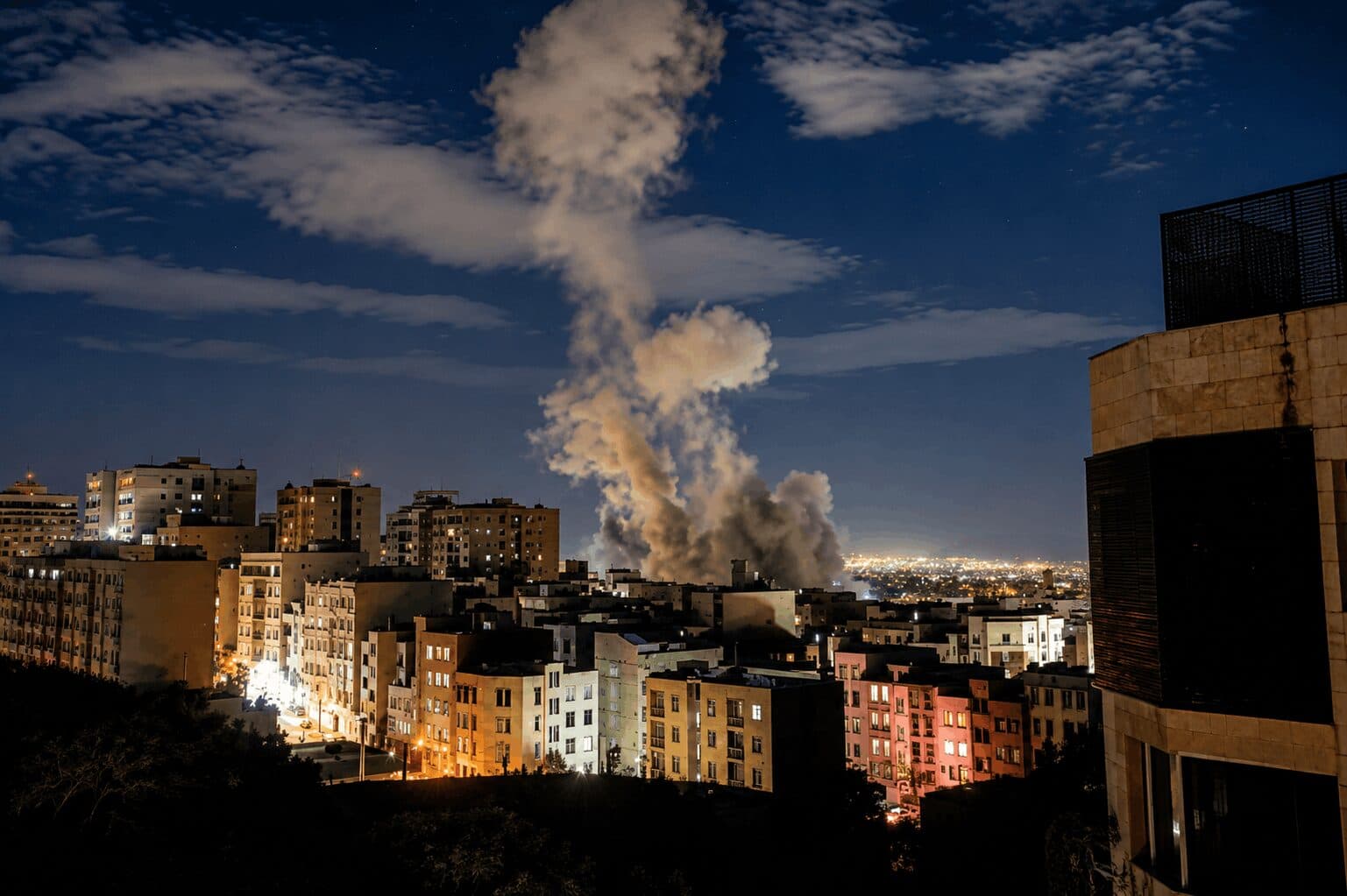 US Strikes Iran for Eighth Straight Night as Death Toll Climbs to 17