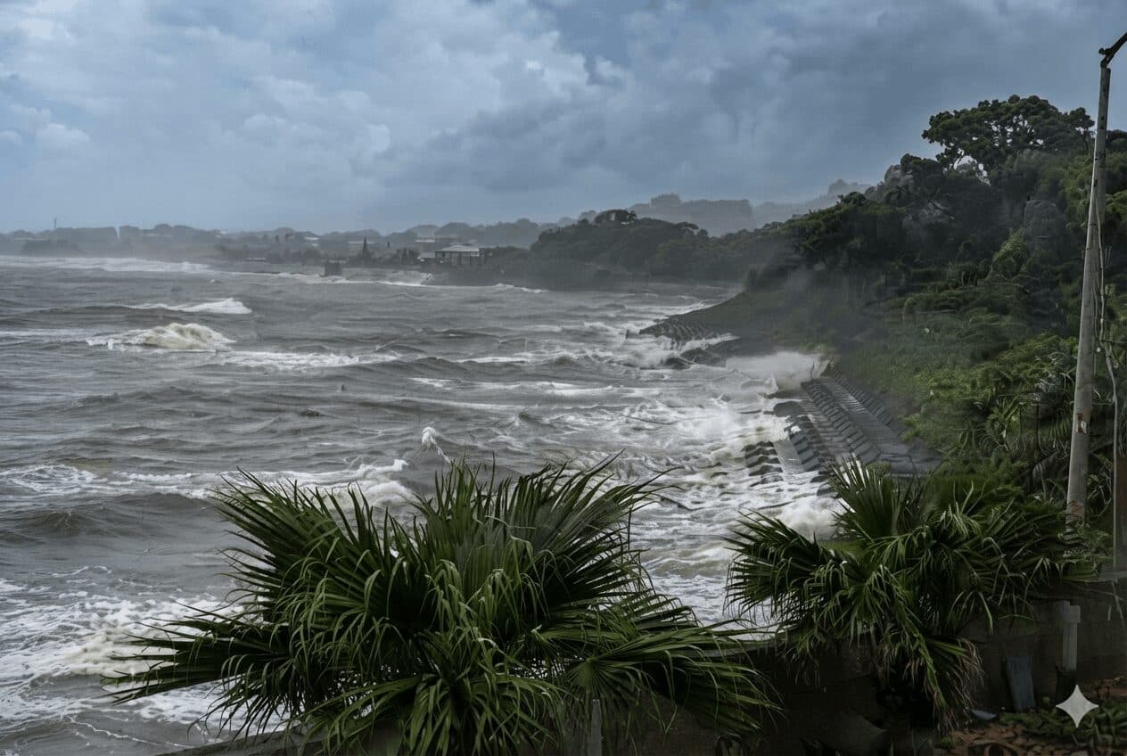 Typhoon Dolphin Slams Okinawa as China Halts Ports Ahead of Landfall