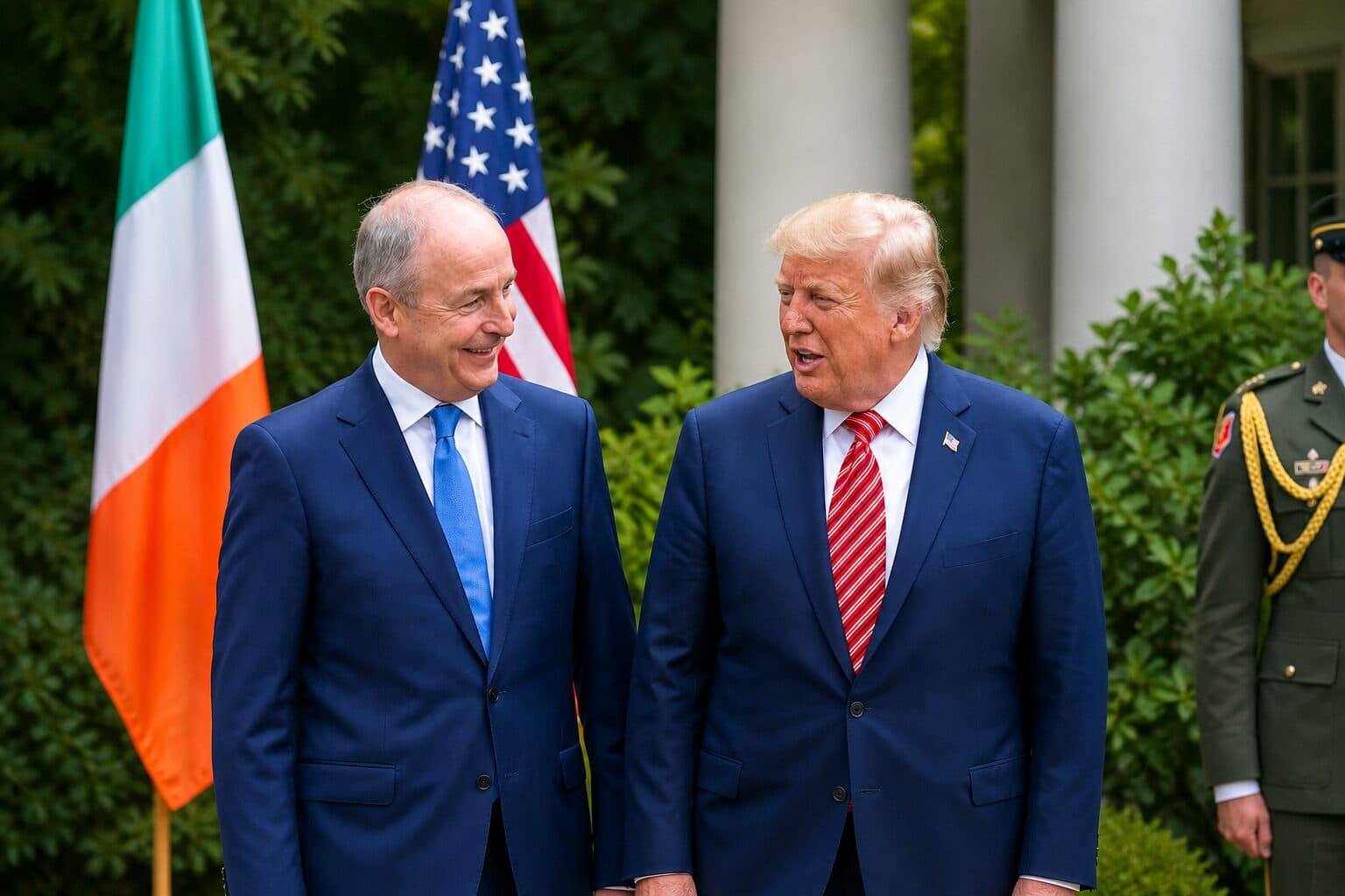 Trump Reiterates Support for United Ireland, Avoids Comment on Scottish Independence