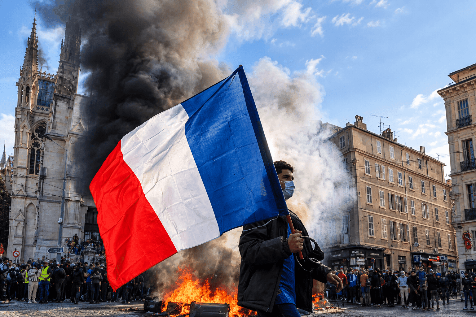 French Unrest Rattles Investors as Bond Yields Climb to Highest Level Since 2002