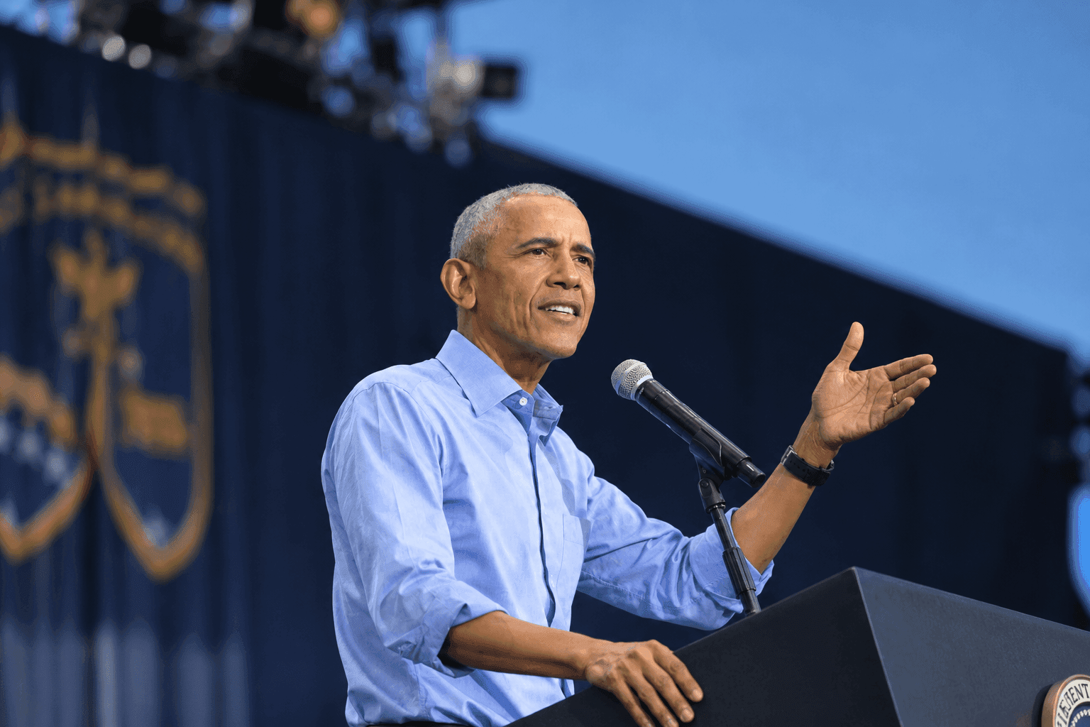 Obama Hits the Campaign Trail, Attacks Trump on Corruption and Iran Ahead of Midterms