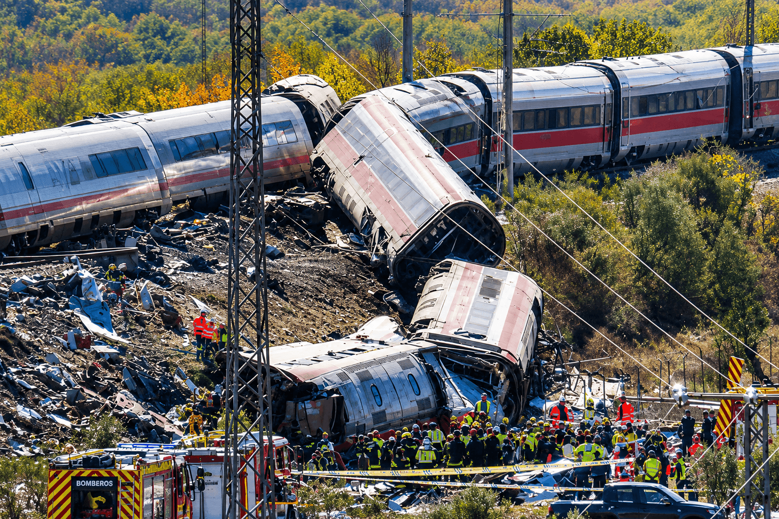 Two Spanish High Speed Trains Collide Near Toledo, Leaving at Least 68 Dead