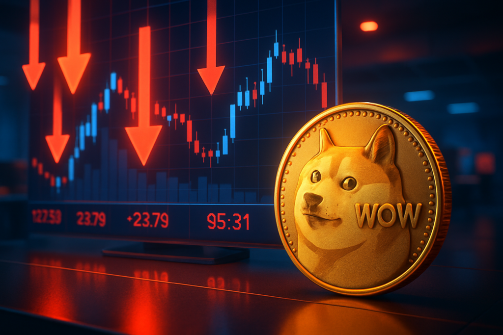 DOGE Falls to $0.18 as Long-Term Holders Exit Positions