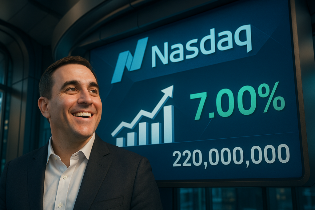 Pompliano-Led SPAC Rallies 7% on Nasdaq Debut After $220M IPO