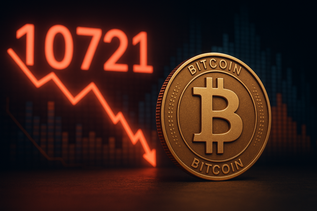 Bitcoin Drops Below $108K as Rate Cut Hopes Fade