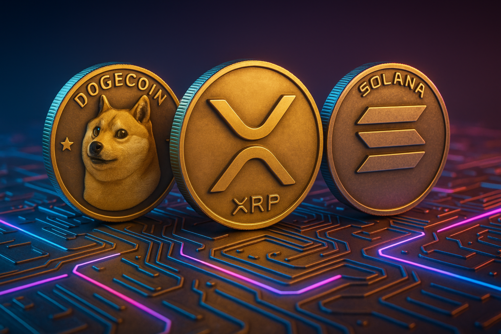 DOGE, XRP, SOL Show Signs of Bottoming as Bitcoin Traders Remain Bullish
