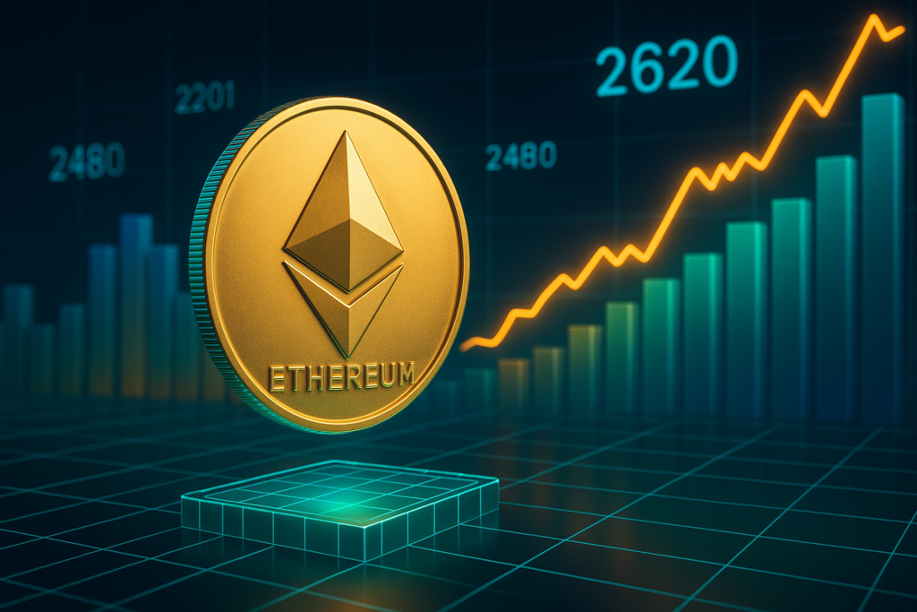 Ethereum Price Holds Above $2,620 as Bullish Momentum Builds
