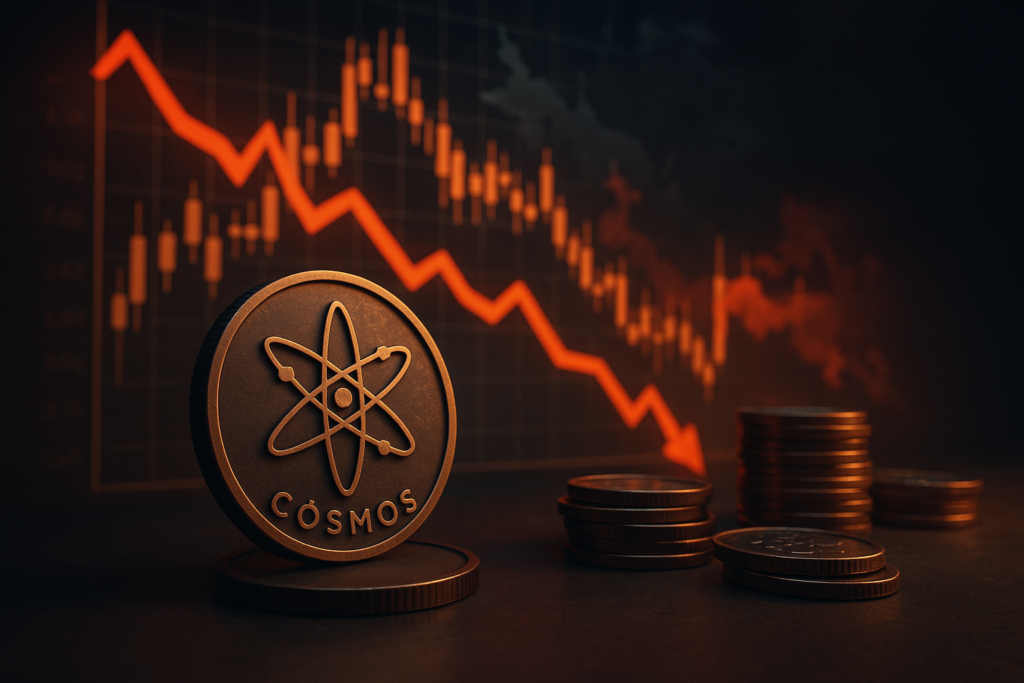 ATOM Falls 9% as Geopolitical Tensions Spark Market-Wide Sell-Off