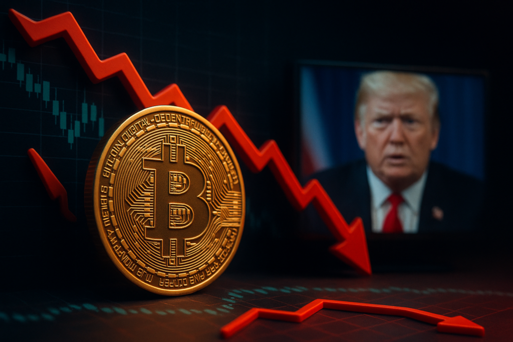 Bitcoin and Crypto Markets Dip After Trump’s Iran Remarks Fuel Geopolitical Fears