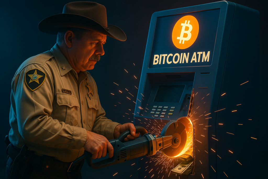 Texas Sheriff Cuts Open Bitcoin ATM to Recover $25K Lost in Scam