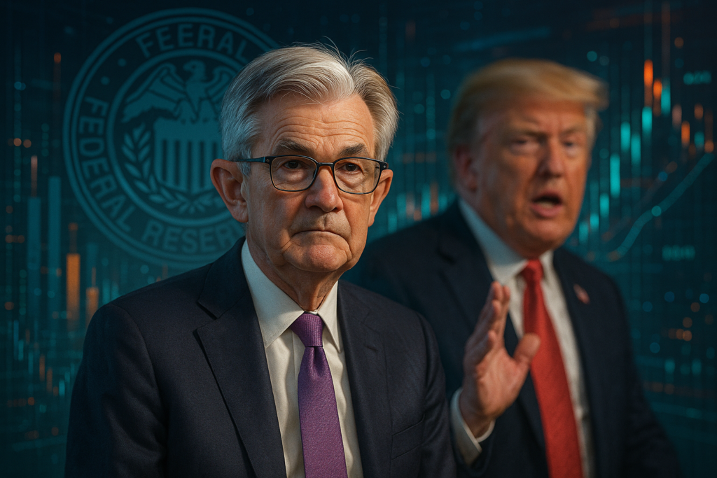 Jerome Powell’s Fed Future in Question as Trump Pushes for Rate Cuts