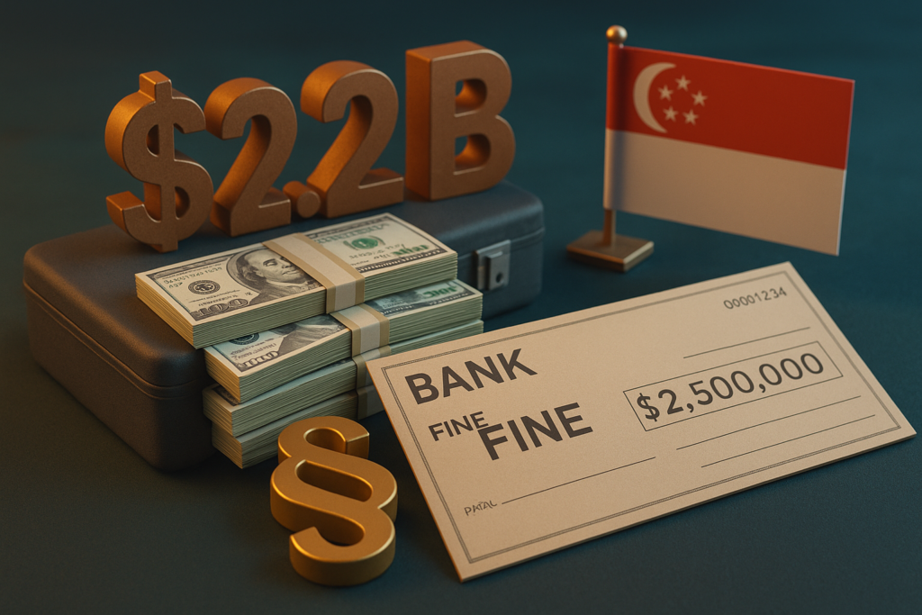 Singapore Closes $2.2B Money Laundering Case With $21.5M in Bank Fines