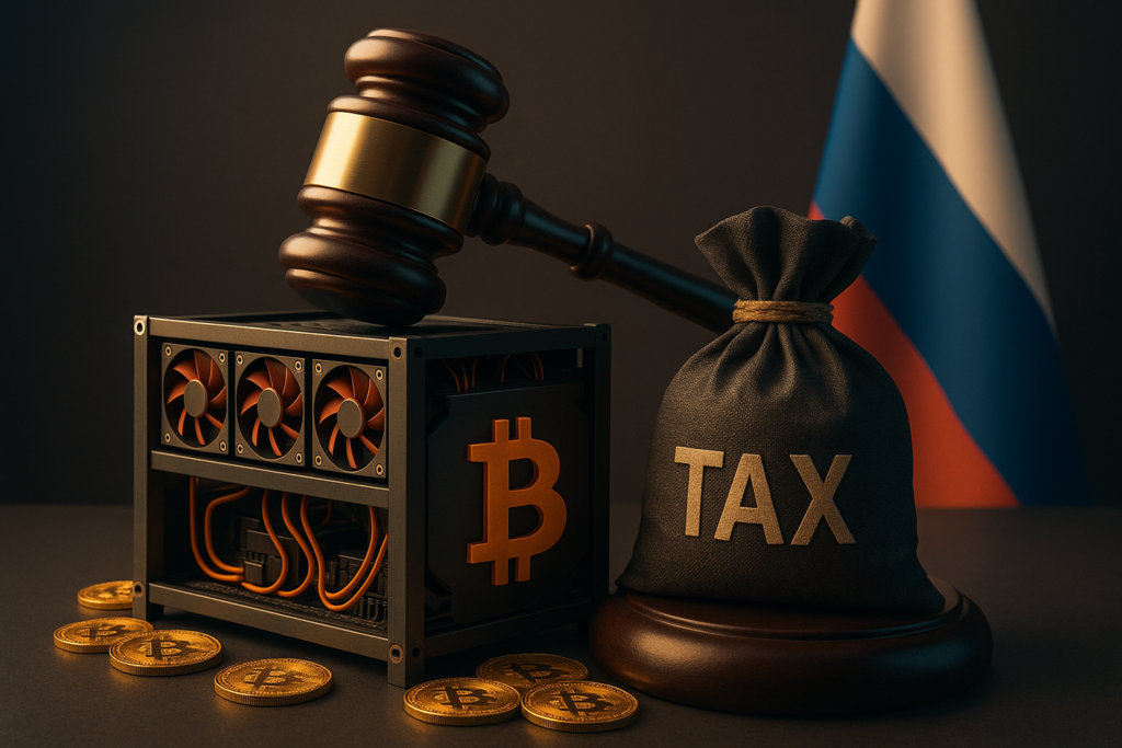 Russia Cracks Down on Illegal Crypto Mining and Tax Evasion