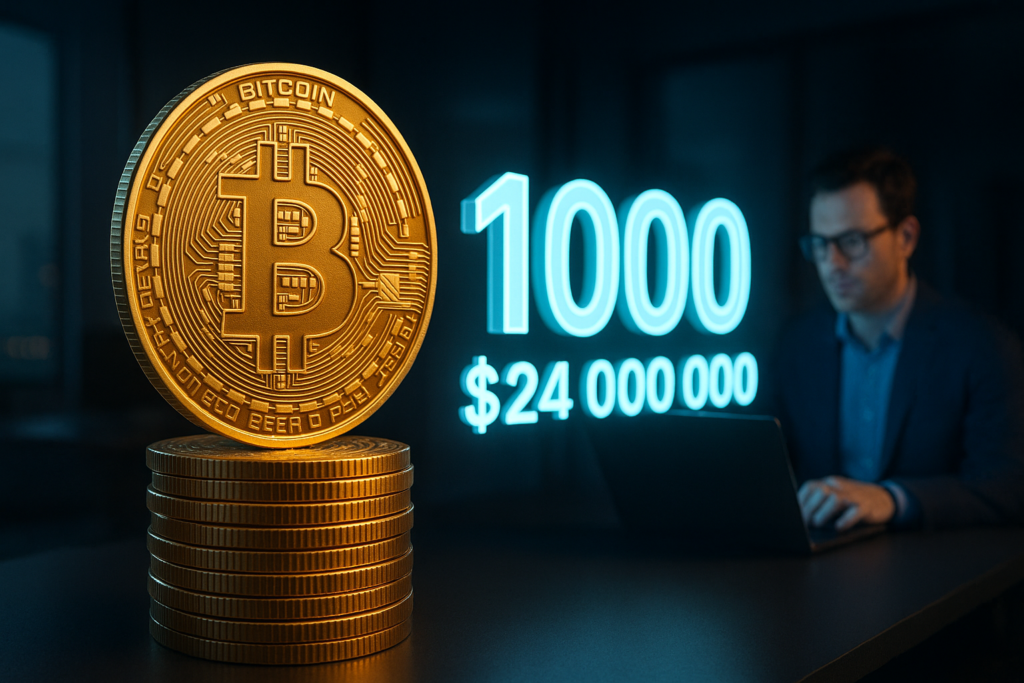 Smarter Web Company Hits 1,000 BTC Milestone with $24 Million Bitcoin Acquisition