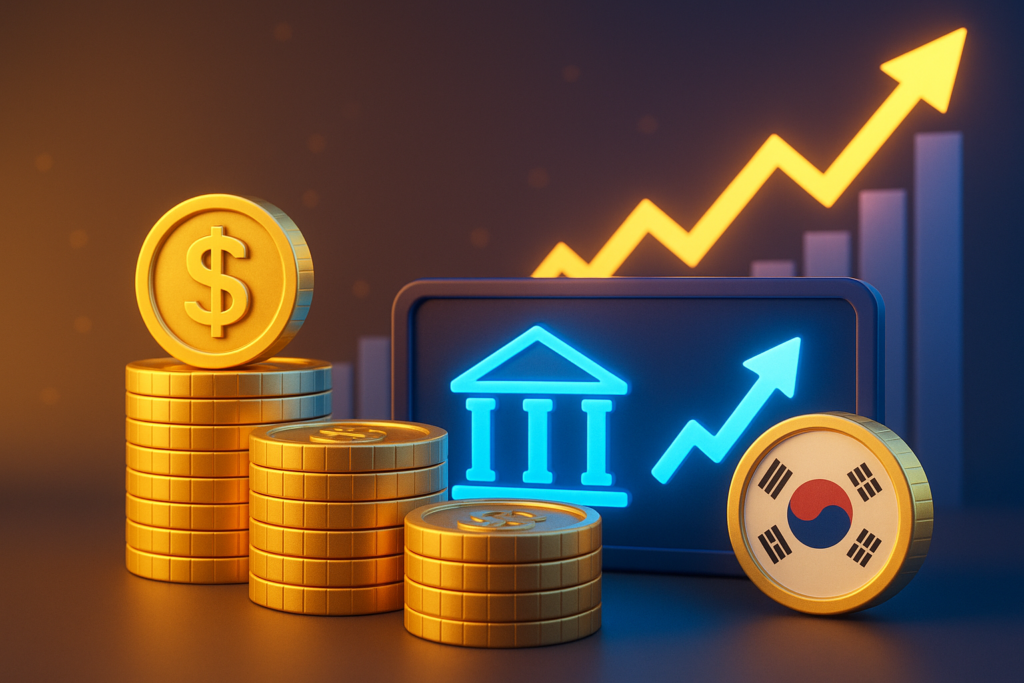 South Korean Bank Stocks Soar After Stablecoin Trademark Filings