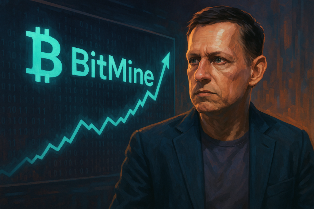 BitMine Soars in After-Hours Trading as Peter Thiel Reveals 9.1% Stake
