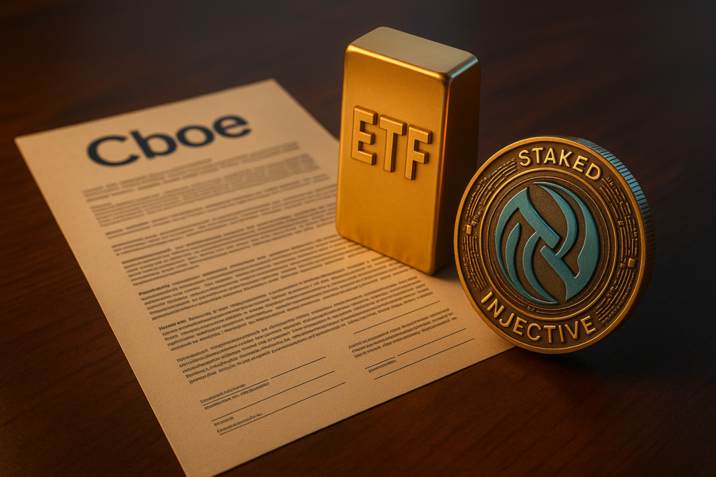 Cboe Files to List Staked Injective ETF From Canary Capital