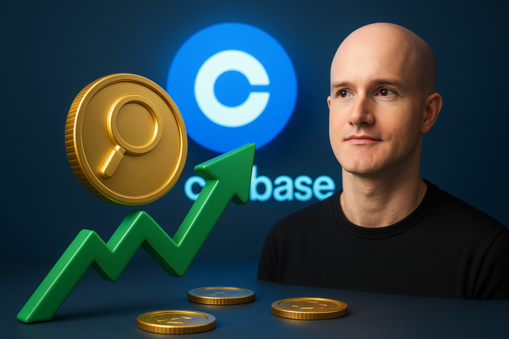 ResearchCoin Soars 15% After Coinbase Listing Announcement — Despite No Official Ties