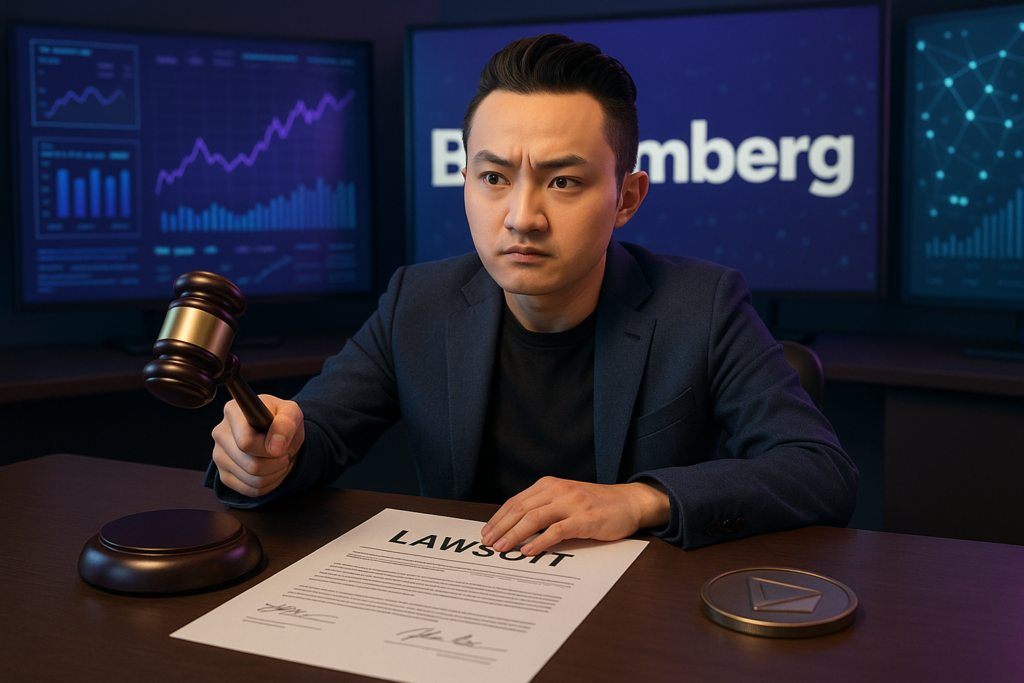 Justin Sun Sues Bloomberg Over Alleged Misrepresentation of Crypto Holdings
