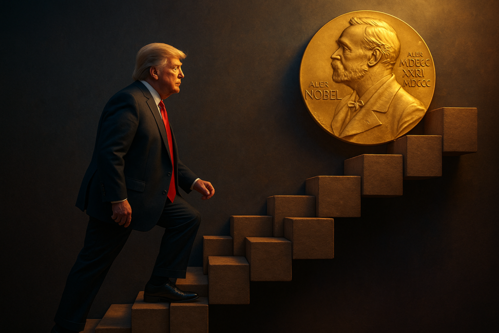 Trump Climbs Nobel Peace Prize Ranks on Polymarket and Kalshi