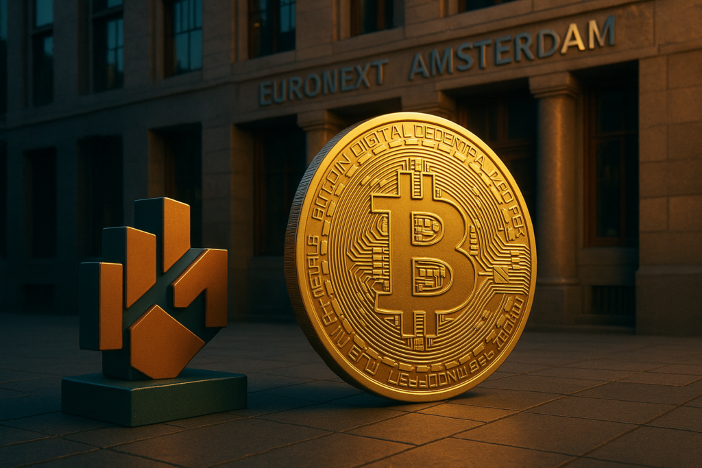 Dutch Firm Amdax Plans Bitcoin Treasury Listing on Euronext Amsterdam