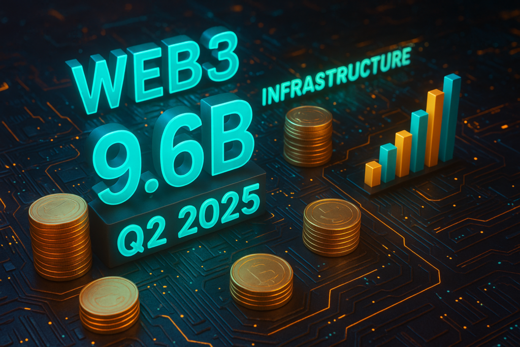 Web3 Funding Hits $9.6B in Q2 2025 as Investors Focus on Infrastructure