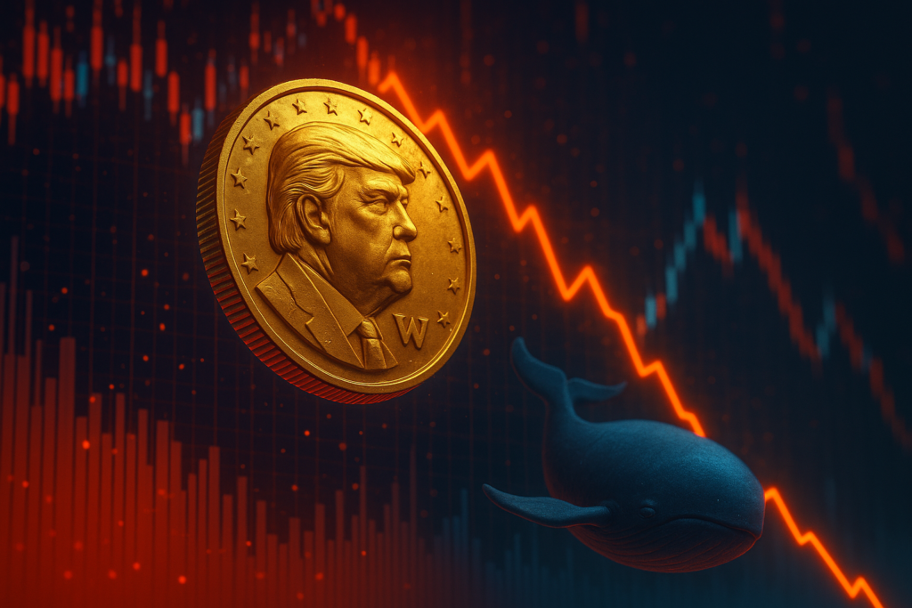 Trump-Linked WLFI Token Plunges 40% as Whales Lose Millions